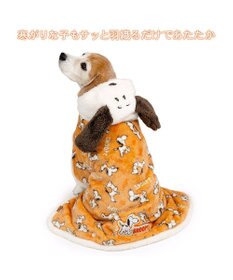 PET PARADISE スヌーピー 着る毛布 《てくてく》 中型犬 大型犬