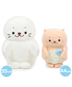 Mother garden しろたん らっこいぬ パペぐるみ 44cm 両手用 パペット