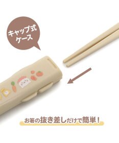 Mother garden しろたん 箸＆ケース キッチン柄 18cm 日本製