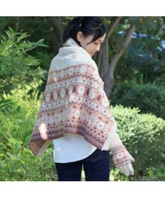 Mother garden マザーガーデン ふわんこ ニット ひざ掛け 70cm×100cm