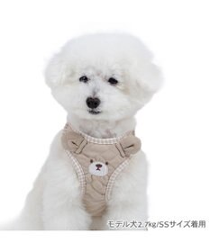 PET PARADISE ペットパラダイス くまちゃん 顔 リード付きハーネス ＳＳ 小型犬
