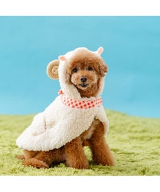 PET PARADISE ペットパラダイス 干支未ポンチョ 小型犬
