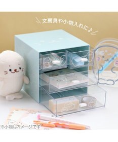 Mother garden しろたん 卓上収納 ボックス 3段 引き出し 15.3×14.5cm