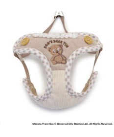 PET PARADISE ミニオン ティム リード付きハーネス  《チェック柄》  Ｓ 小型犬