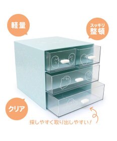 Mother garden しろたん 卓上収納 ボックス 3段 引き出し 15.3×14.5cm