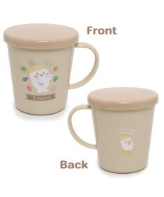 Mother garden しろたん 蓋つきマグカップ キッチン柄 300mL 日本製
