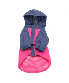 PET PARADISE 犬服 犬用品 ペットグッズ ペットウェア ペットパラダイス 犬 服 春 ジャケット 紺 【小型犬】 シェルジャケット 防水 撥水 アウトドア アウター レインコート ウィンドブレーカー ドッグウエア ドッグウェア おしゃれ梅雨対策 撥水 雨 雨の日