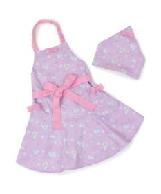 Mother garden マザーガーデン キッズエプロン & 三角巾 セット 130cm 《ユニコーン/野いちご柄》