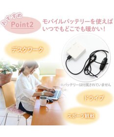 Mother garden ふわんこ USB ぽかぽか シートクッション