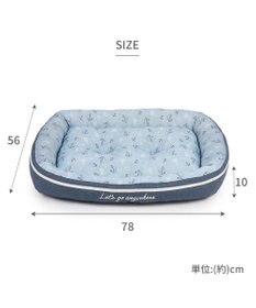 PET PARADISE ペットパラダイス クールカドラー  角型《マリン柄》 中型犬 大型犬