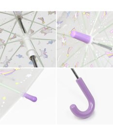 Mother garden マザーガーデン 透明 長傘 子供用 50㎝ 《 ユニコーン / 野いちご 》