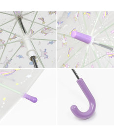 Mother garden マザーガーデン 透明 長傘 子供用 50㎝ 《 ユニコーン / 野いちご 》