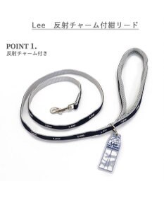 PET PARADISE Ｌｅｅ反射 チャーム付きリード 紺【ＳＳ～Ｓ】