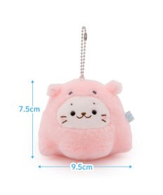 Mother garden しろたん ふわふわ キーホルダー 《メンダコ》 単品