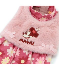 PET PARADISE ディズニー ミニーマウス ワンピース ベスト付き 《花柄 》小型犬