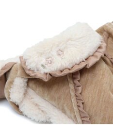 PET PARADISE ペットパラダイス フリルポンチョ 《ブラウン》  超小型犬 小型犬