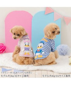 PET PARADISE ディズニー ドナルドダック 手つなぎＴシャツ 接触冷感 小型犬