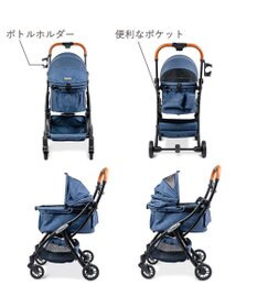 PET PARADISE smooca ネオ ワンロック ペットカート《デニム調》