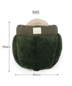 PET PARADISE ペットパラダイス 遠赤外線 ドーム型 寝袋 《オニオン柄》 小型犬