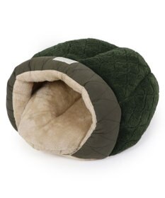 PET PARADISE ペットパラダイス 遠赤外線 ドーム型 寝袋 《オニオン柄》 小型犬