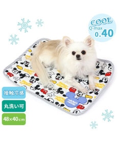 PET PARADISE 犬 クール マット 冷感 ディズニー ミッキーマウス 柔らか アイコン柄クールマット (48×40cm) 接触冷感 ひんやり ペット