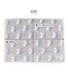 PET PARADISE リサとガスパール 遠赤外線 ボアマット 《 であい柄 》 (80×60cm)