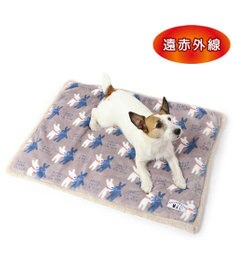 PET PARADISE リサとガスパール 遠赤外線 ボアマット 《 であい柄 》 (80×60cm)