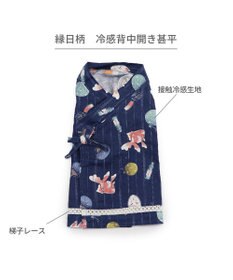 PET PARADISE ペットパラダイス 接触冷感 背中開き 甚平 《縁日柄》　小型犬