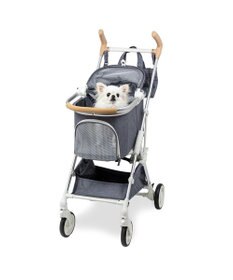 値下【美品】ペットパラダイス ペットカート smooca mini 白（保証有） smooca mini ペットカート《ホワイト》 / PET PARADISE | 【通販