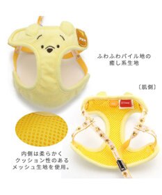 PET PARADISE くまのプーさん リード付きハーネス ふわふわパイル  4S /3S