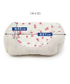 PET PARADISE ペットパラダイス 苺柄 接触冷感 クールカドラーベッド（57×45cm）