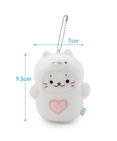 Mother garden しろたん ふわふわ キーホルダー 《クリオネ》 単品