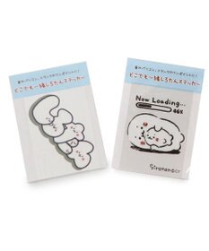 Mother garden しろたん どこでも一緒しろたんステッカー 5×7cm  《しろたん文字柄》 単品