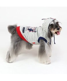 PET PARADISE リサとガスパール パーカー 《親友 ボーダー柄》【小型犬】