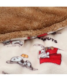 PET PARADISE スヌーピー うたたね柄 丸型マット  超小型犬 径70cm