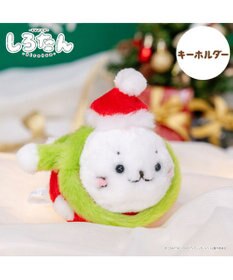 Mother garden しろたん キーホルダー 《サンタしろたん》 単品