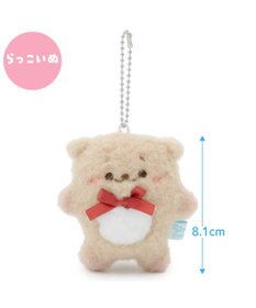 Mother garden しろたん フラットチーク キーホルダー 《らっこいぬ》 単品