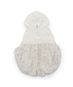 PET PARADISE ペットパラダイス ドッキングパーカー 《ホワイト》 小型犬