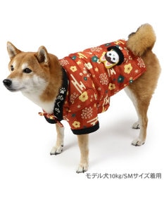 ペットパラダイス 遠赤外線 背中開き 綿入りベスト 《いちご