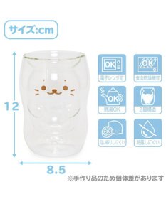 Mother garden しろたん ダブルウォールグラス 《 しろたん 》 単品