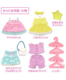 Mother garden マザーガーデン ドール着せ替え お洋服4点付き くものうえのレインボーきせかえハウス 単品