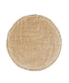 PET PARADISE ペットパラダイス くまちゃん織り 遠赤外線 ボアマット 丸型 Ｍ