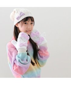 Mother garden マザーガーデン ユニコーン キッズ もこもこ手袋 《ホワイト》