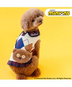 PET PARADISE ミニオン ティム チェック襟 トレーナー 小型犬