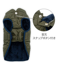 PET PARADISE J.PRESS ダイヤＳＴ 綿入ベスト 《カーキー》 小型犬