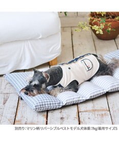 PET PARADISE ペットパラダイス ごろ寝マット 《マリン柄》 小型犬