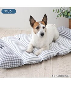 PET PARADISE ペットパラダイス ごろ寝マット 《マリン柄》 小型犬