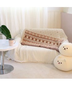 Mother garden マザーガーデン ふわんこ ニット ひざ掛け 70cm×100cm