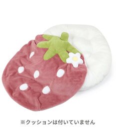 PET PARADISE ネット店限定 くすみ苺 クッション 替えカバー (90×92㎝用)