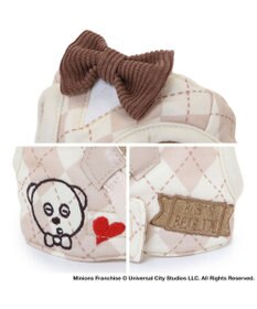 PET PARADISE ミニオン ティム ベストハーネス 《アーガイル》  中型犬 SM